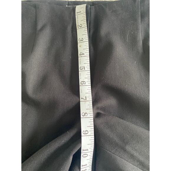 Atelier Women’s Black Flat Front Seam Ankle Pants‎ Sz 4 - Picture 6 of 11